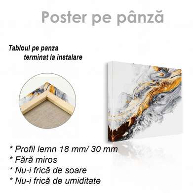 Poster - Vopsele lichide, 40 x 40 см, Panza pe cadru