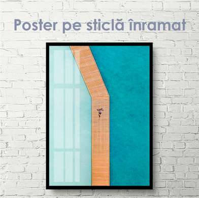 Постер - Дорога по воде, 30 x 60 см, Холст на подрамнике
