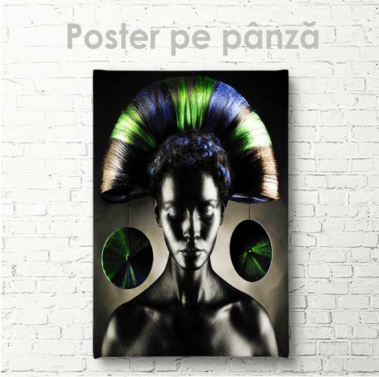 Poster - Exotic Beauty, 30 x 45 см, Canvas on frame, Glamour