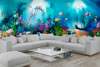 Wall Mural - Underwater world with fish