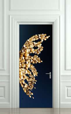 3Д наклейка на дверь, Крыло, 60 x 90cm, Наклейка на Дверь