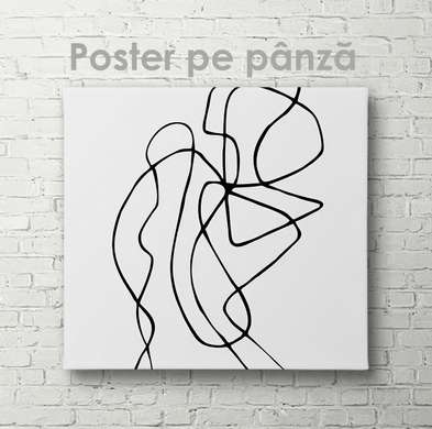 Poster - Lines, 40 x 40 см, Canvas on frame, Minimalism