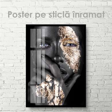 Poster - Privire pătrunzătoare, 30 x 45 см, Panza pe cadru