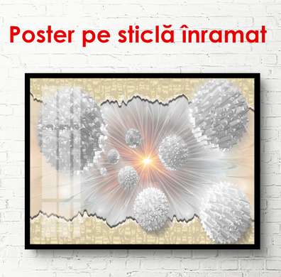 Poster - Pietre zburătoare, 90 x 45 см, Poster înrămat