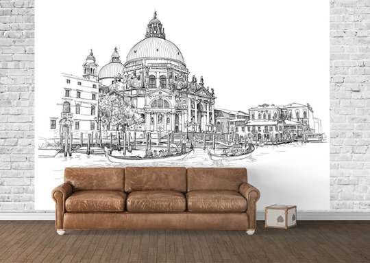 Wall Mural - Drawing with Venice