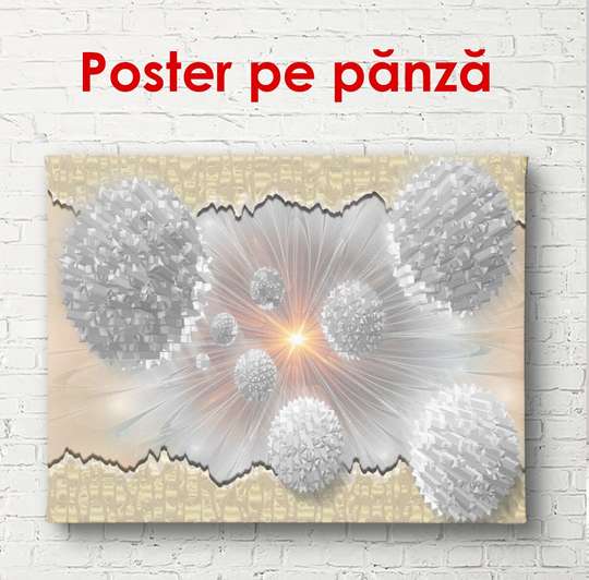Постер, Летающие камни, 90 x 45 см, Постер в раме