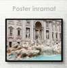 Poster - Famous Italian Fountain, 60 x 30 см, Canvas on frame