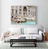 Poster - Famous Italian Fountain, 60 x 30 см, Canvas on frame