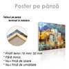 Poster - Abstract city, 40 x 40 см, Canvas on frame