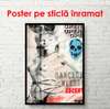 Poster - Copertă pentru Play Boy cu Kate Moss, 60 x 90 см, Poster înrămat