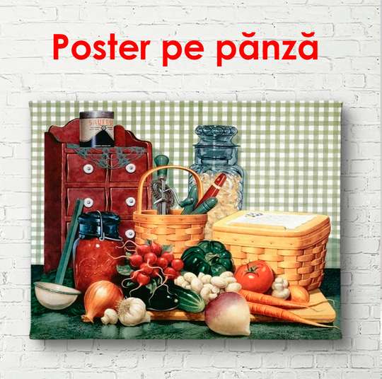 Poster - Delicious still life on the wall, 90 x 60 см, Framed poster, Provence