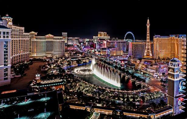 Fototapet - Vedere panoramică a Las Vegasului