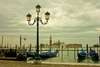 Фотообои - Уличный фонарь на фоне Венецианского канала