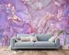 Wall Mural - Purple luxury with golden smudges