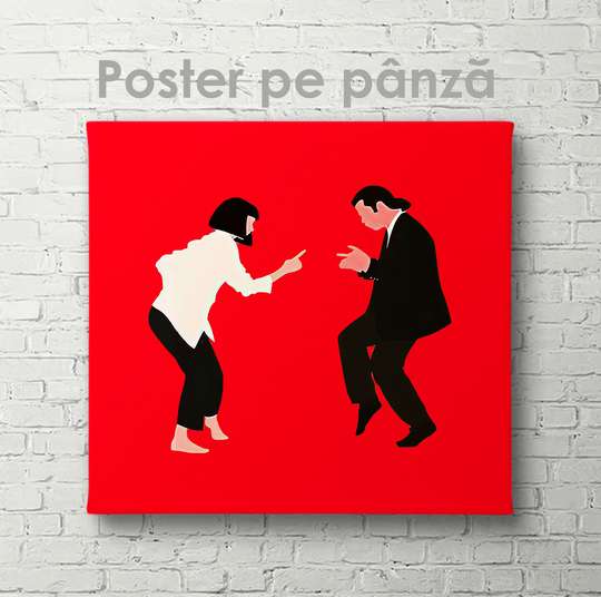 Постер - Танцы, 40 x 40 см, Холст на подрамнике