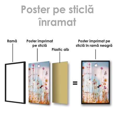 Poster - Floricele, 30 x 45 см, Panza pe cadru