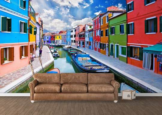 Fototapet - Italia în culori strălucitoare