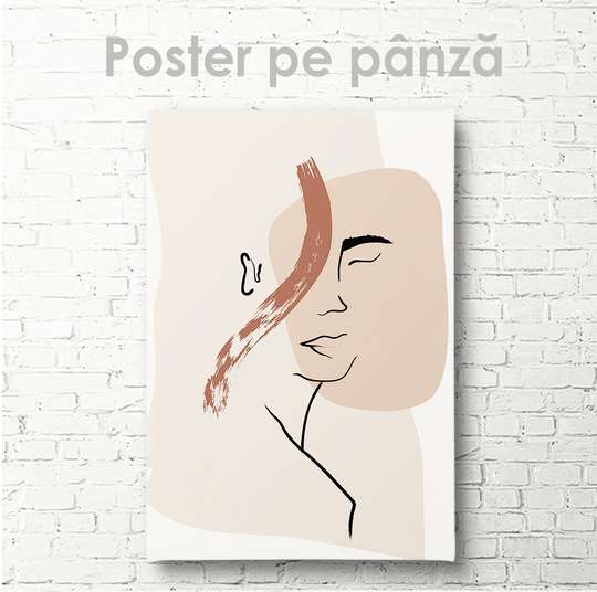 Poster - Ea, 30 x 45 см, Panza pe cadru, Minimalism