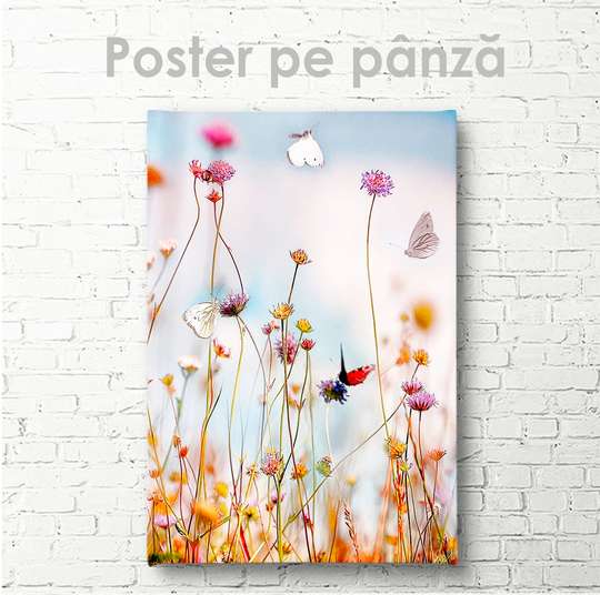 Poster - Flowers, 30 x 45 см, Canvas on frame, Nature