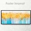 Poster - Panoramic forest, 90 x 30 см, Canvas on frame