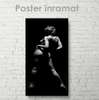 Poster - Shadows on the female body, 30 x 90 см, Canvas on frame