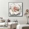 Poster - Delicate rose, 40 x 40 см, Canvas on frame, Botanical