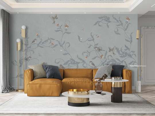 Wall Mural - Birds on branches