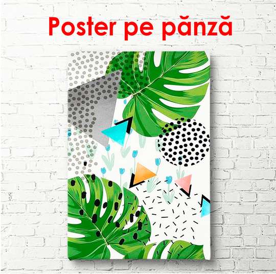 Постер - Тропический рай, 60 x 90 см, Постер в раме, Ботаника