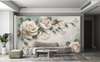Wall Mural - Roses from white roses