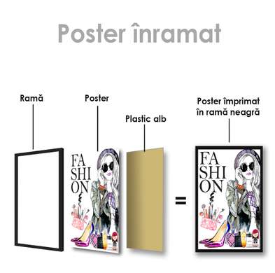 Poster - Modă, 30 x 45 см, Panza pe cadru