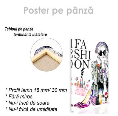 Poster - Fashion, 30 x 45 см, Canvas on frame