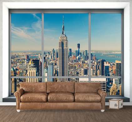 Wall Mural - Skyscrapers from the window