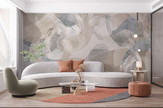 Wall Mural - Abstract Geometric lines and circles