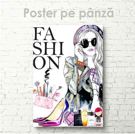 Poster - Fashion, 30 x 45 см, Canvas on frame, Glamour