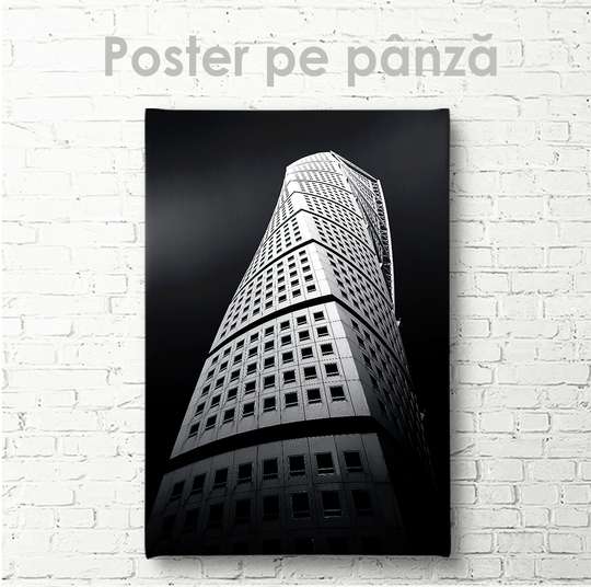 Poster, Clădirea, 30 x 45 см, Panza pe cadru