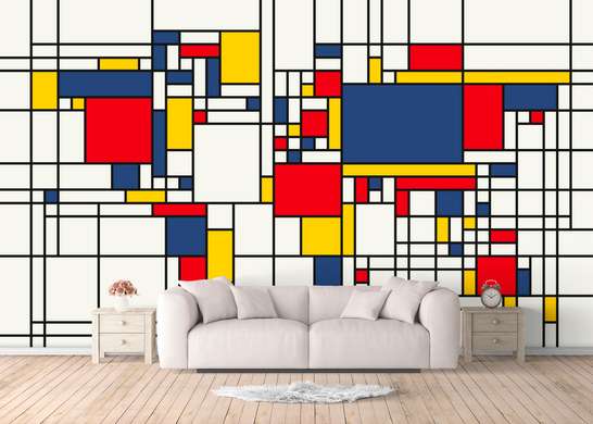 Wall Mural - Abstract world map