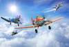 Wall mural for the nursery - Planes in the sky