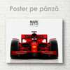 Poster - Red formula 1, 45 x 30 см, Canvas on frame