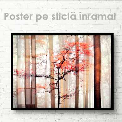 Poster - Toamna, 45 x 30 см, Panza pe cadru