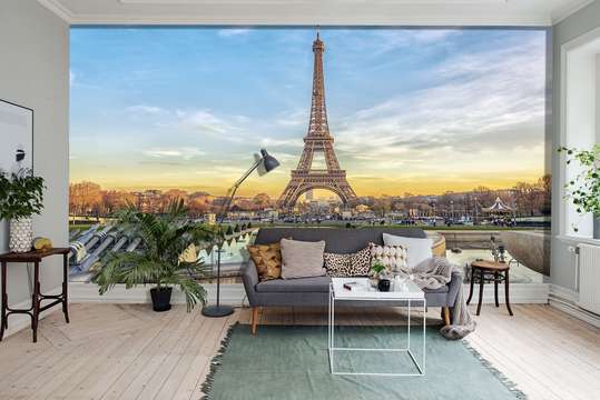 Wall Mural - Eiffel Tower in a sunny day