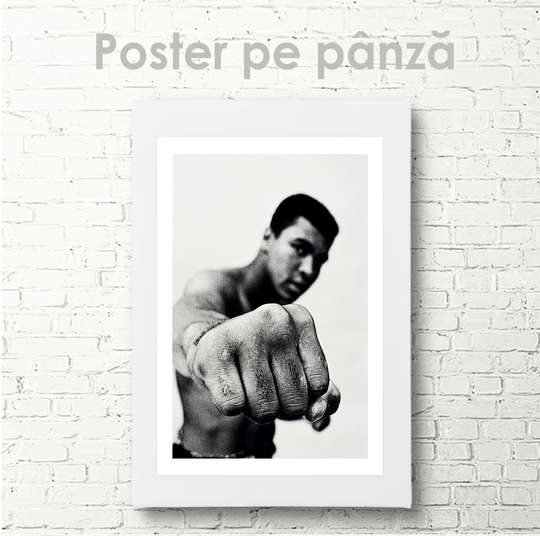 Постер, Спортсмен, 30 x 45 см, Холст на подрамнике