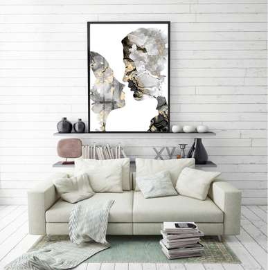 Poster - Iubire abstractă, 30 x 45 см, Panza pe cadru