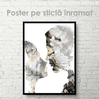 Poster - Iubire abstractă, 30 x 45 см, Panza pe cadru