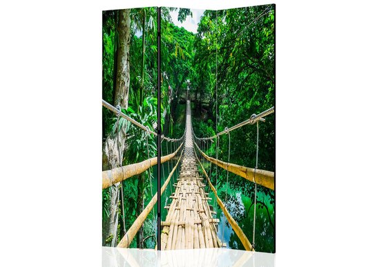 Ширма, Деревянный мост вдоль зеленого леса, 7
