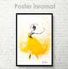 Poster - Ballerina, 30 x 45 см, Canvas on frame