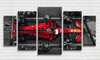 Tablou Pe Panza Multicanvas, Formula 1 roșie, 108 х 60
