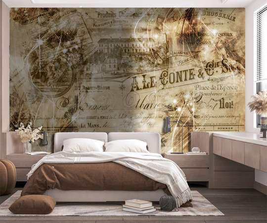 Wall Mural - Abstraction in retro style