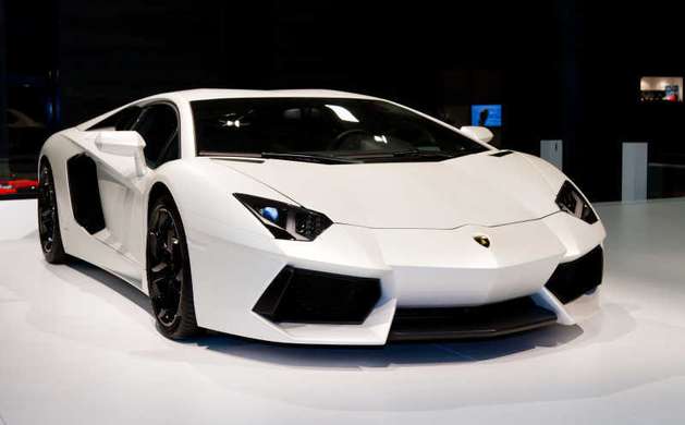Fototapet - Lamborghini albi