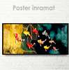 Poster - Colorful fish, 90 x 30 см, Canvas on frame