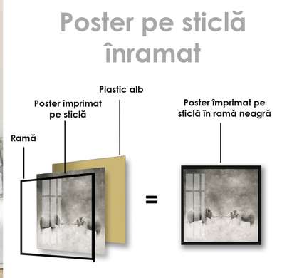 Poster, Echilibru, 40 x 40 см, Panza pe cadru